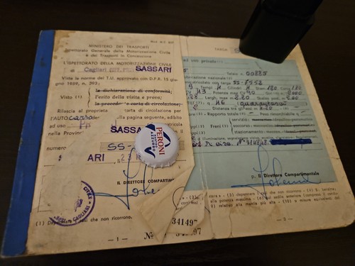 Libretto autoveicolo autocarro - libretto,