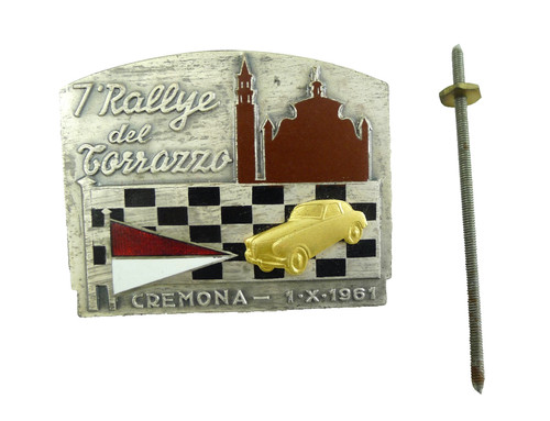 Medaglia placca rally cremona - medaglia,