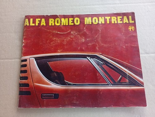 Alfa romeo montreal depliant - alfa,