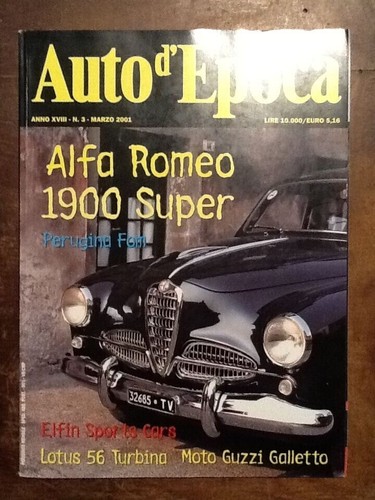 Auto epoca marzo - auto, 2001